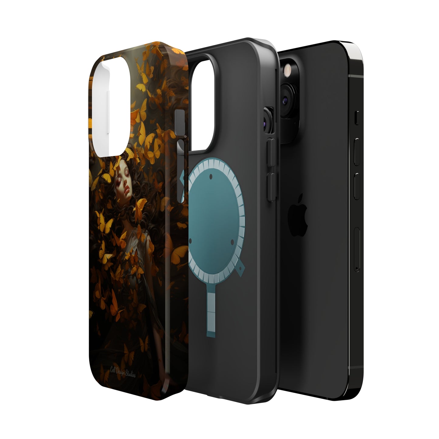 Introducing the "Butterfly Embrace" Cell Phone Case – A Fusion of Beauty and Grace -MagSafe Tough Cases