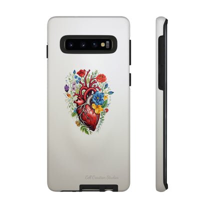 "Floral Heart Harmony" -Tough Samsung Cases