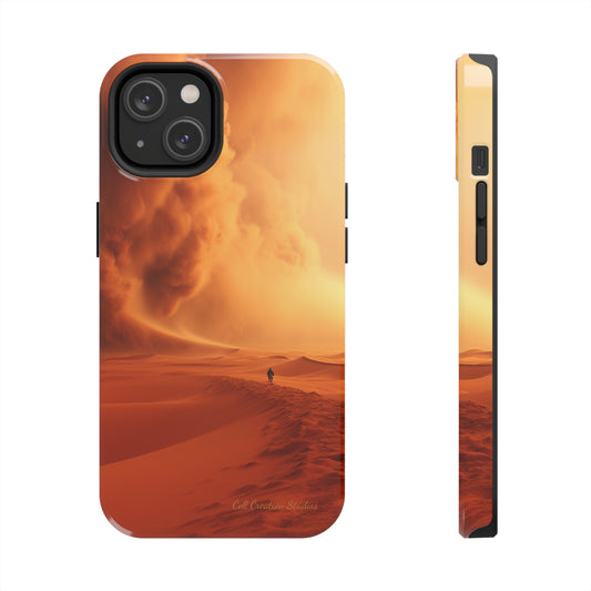 Introducing the "Desert Wanderer" Cell Phone Case – Embark on a Journey through Sand and Storm -Tough Phone Cases