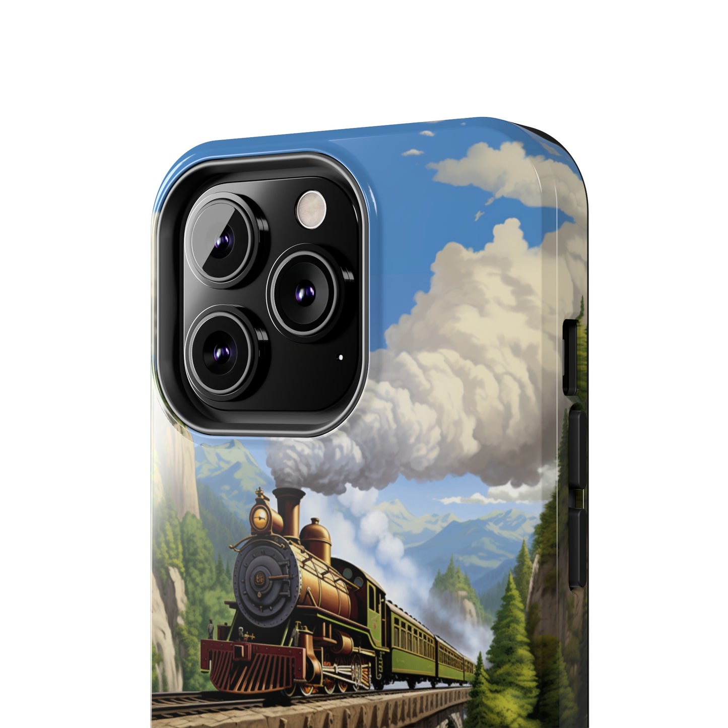 The "Scenic Mountain Train" Phone Case -Tough Phone Cases