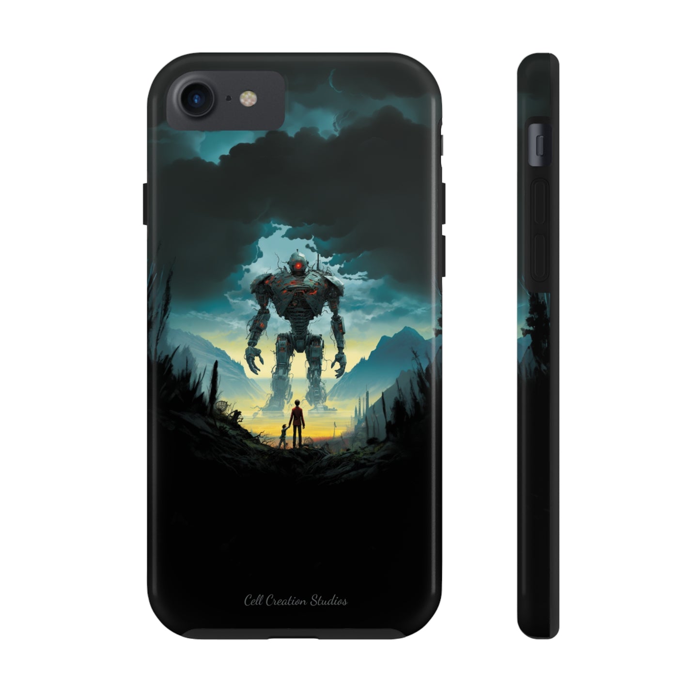 Introducing the "Rising Titan" Cell Phone Case – Witness the Astonishing Emergence of a Giant Robot! -Tough Phone Cases