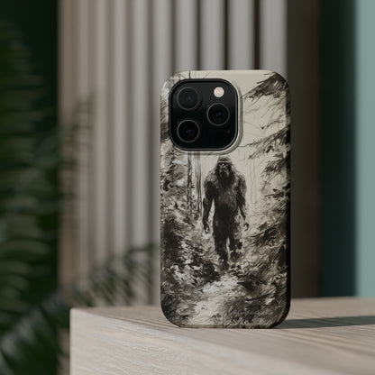 "Bigfoot in the Wilderness" Cell Phone Case – Encounter Bigfoot's Mystery -MagSafe Tough Cases