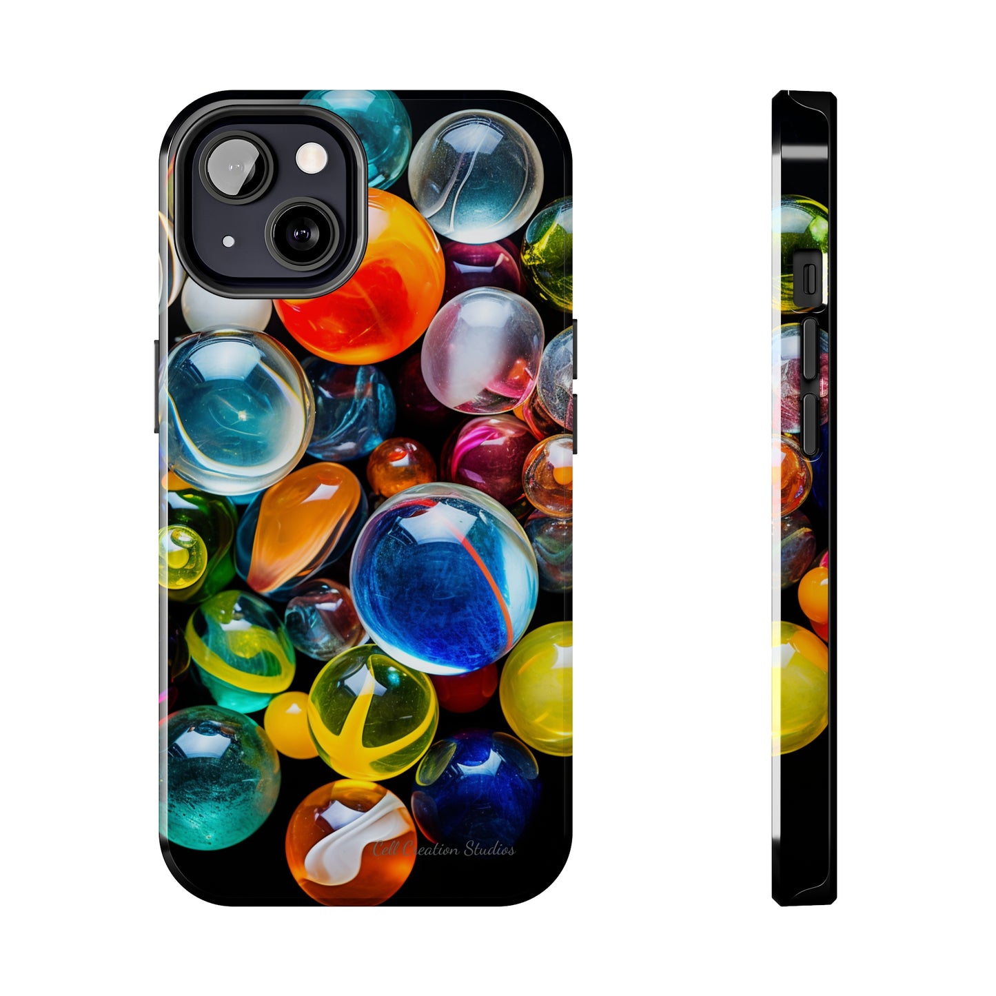 Introducing the "Vibrant Marbles Mosaic" Cell Phone Case – Carry a Kaleidoscope of Colors! -Tough Phone Cases