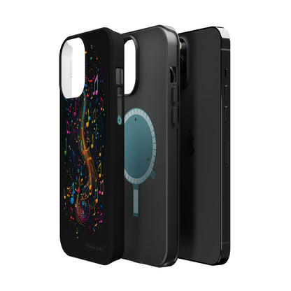 Elevate Your Style and Passion for Music with Our "Harmonious Notes" Cell Phone Case -MagSafe Tough Cases