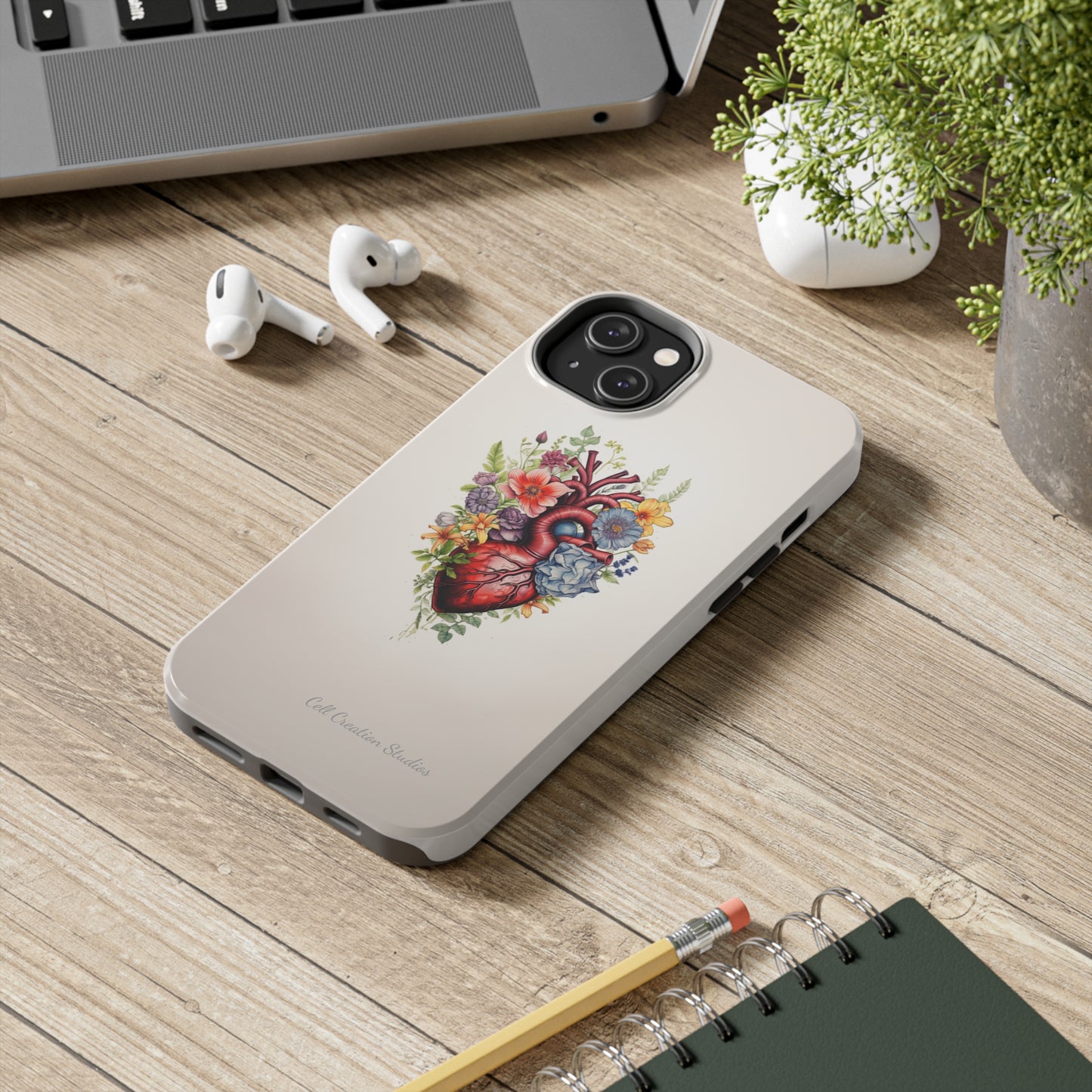 "Blooming Hearts" -Tough iPhone Cases