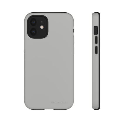 "Sleek Silver Essence" -Tough iPhone Cases