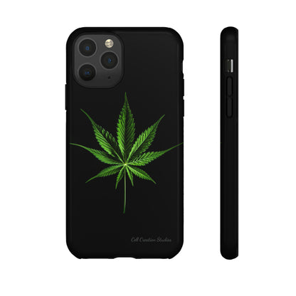 "Cannabis Chic" Marijuana Leaf Phone Case -Tough Cases