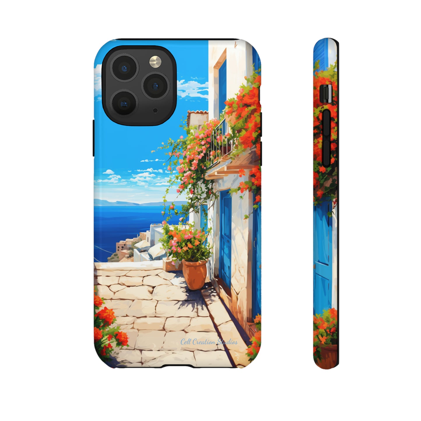 "Mediterranean Bliss Horizon" -Tough iPhone Cases