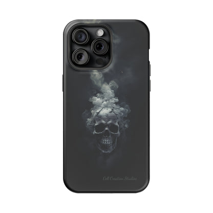 "Ethereal Skull Noir" -MagSafe Tough iPhone Cases