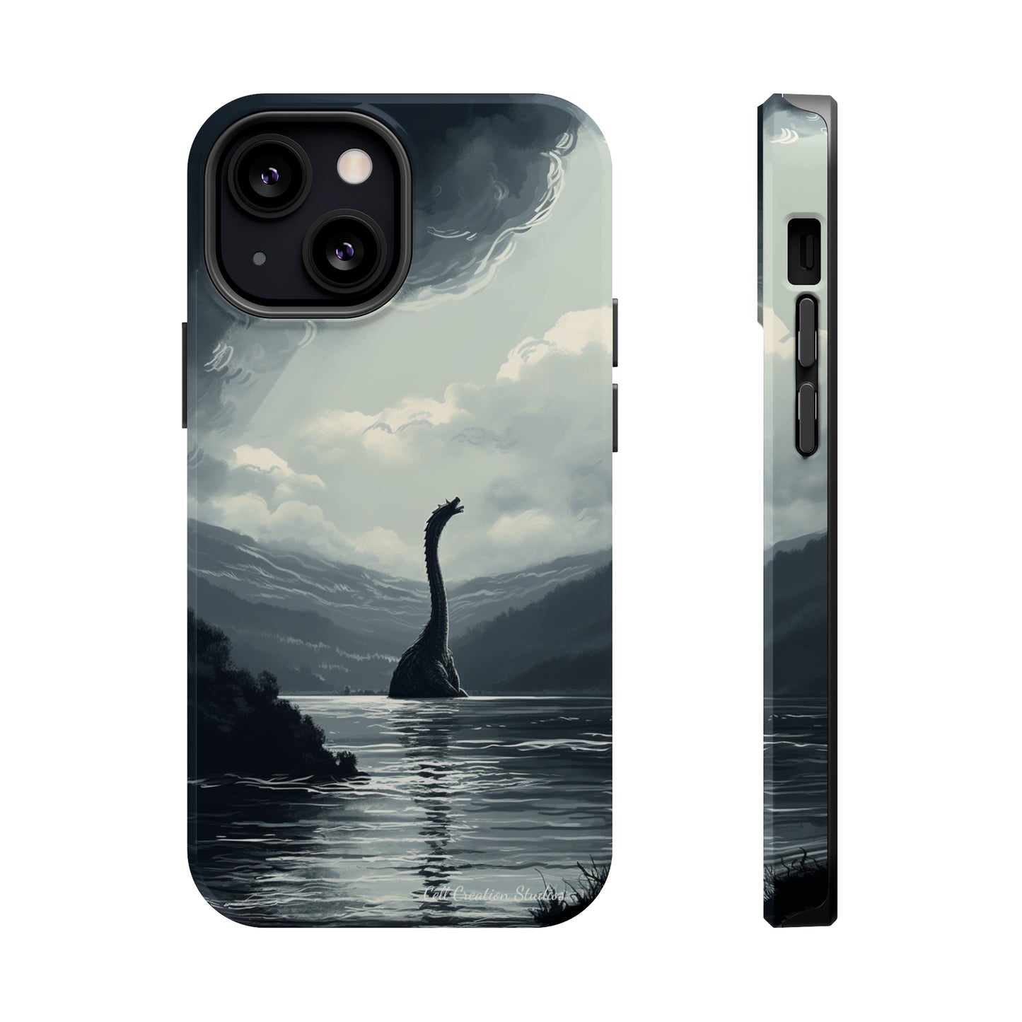 Introducing the "Mystical Loch Ness" Cell Phone Case – Capture the Legend -MagSafe Tough Cases