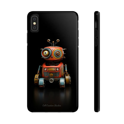 Introducing the "Toy Robot Delight" Cell Phone Case – Embrace Nostalgia with a Playful Robotic Companion! -Tough Phone Cases