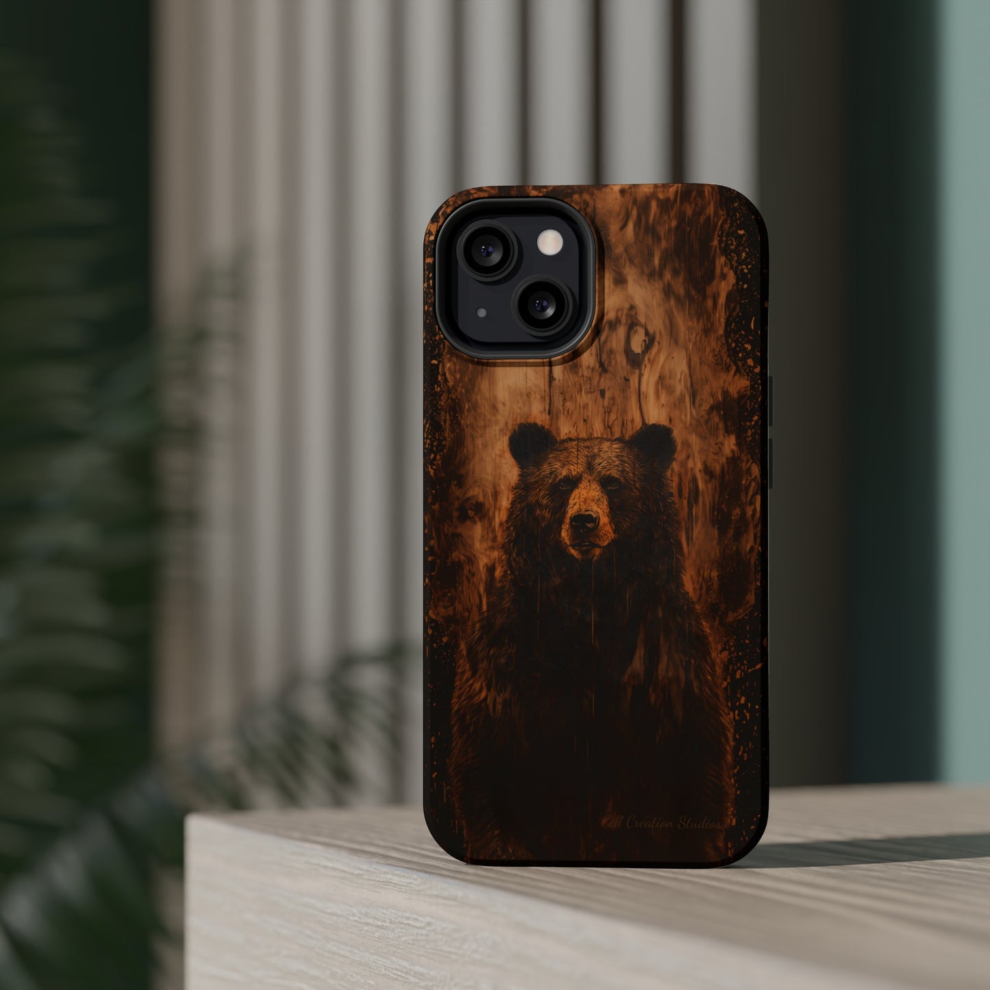 "Bear Wood Grain"-MagSafe Tough Cases