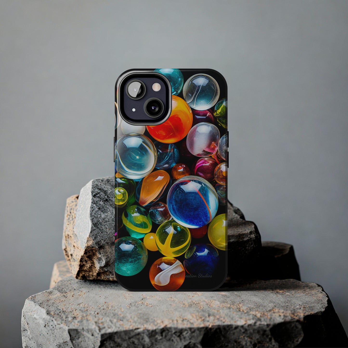 Introducing the "Vibrant Marbles Mosaic" Cell Phone Case – Carry a Kaleidoscope of Colors! -Tough Phone Cases