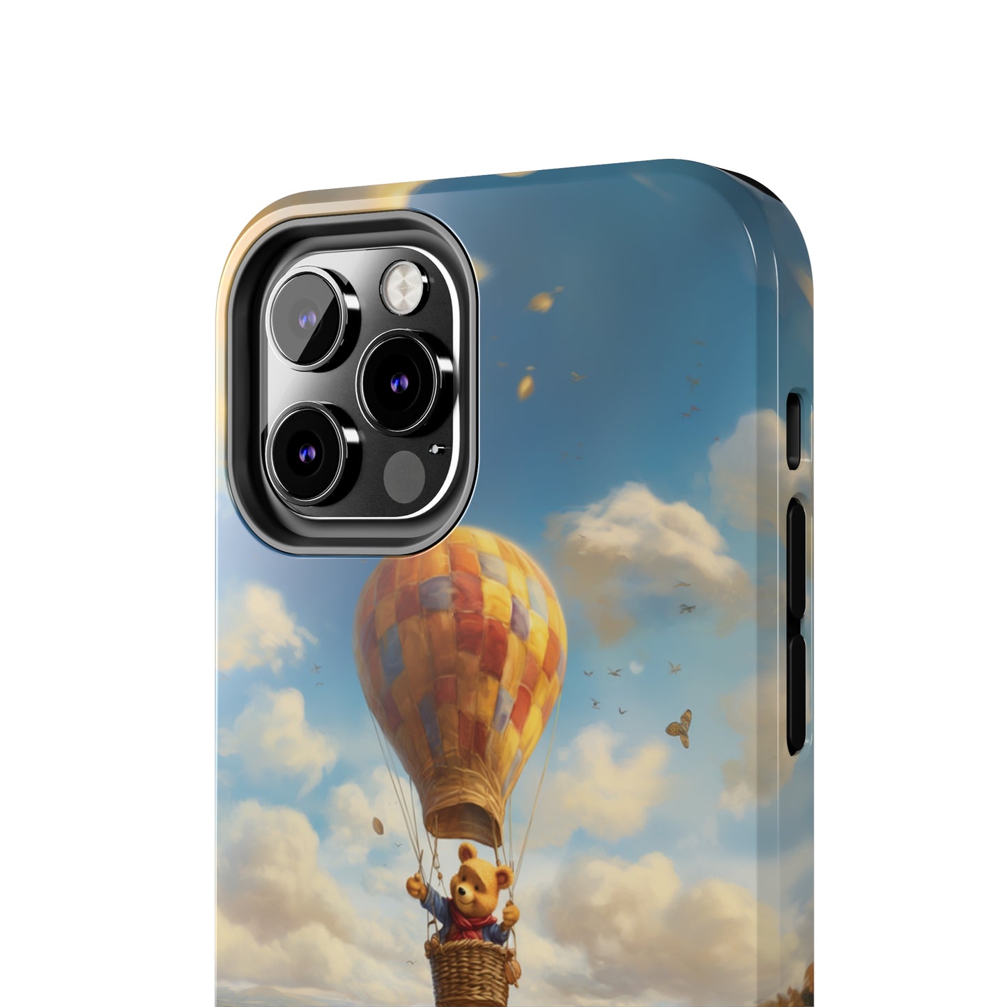 Introducing the "Winnie-The-Pooh's Balloon Adventure" Cell Phone Case – Soar to New Heights in Style -Tough Phone Cases