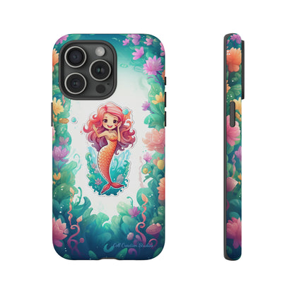 "Pink Seaflower Mermaid" -Tough iPhone Cases