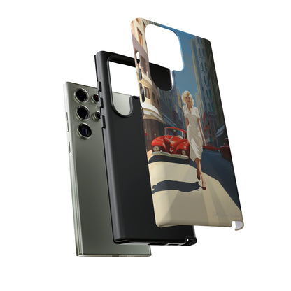 "City Stroll Glamour" Marilyn Monroe Phone Case -Tough Cases