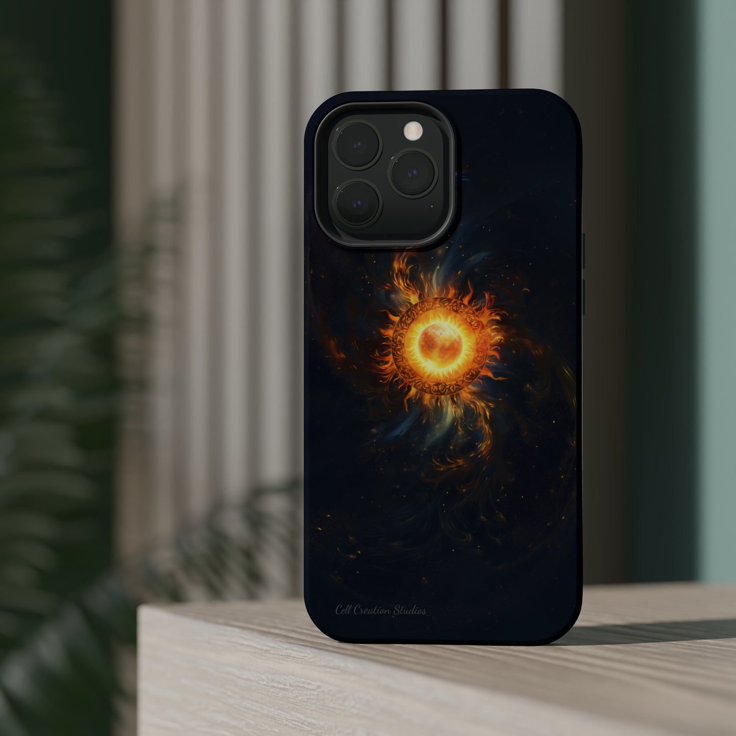 Introducing the "Celestial Sun and Stars" Cell Phone Case – Carry the Cosmos with You -MagSafe Tough Cases