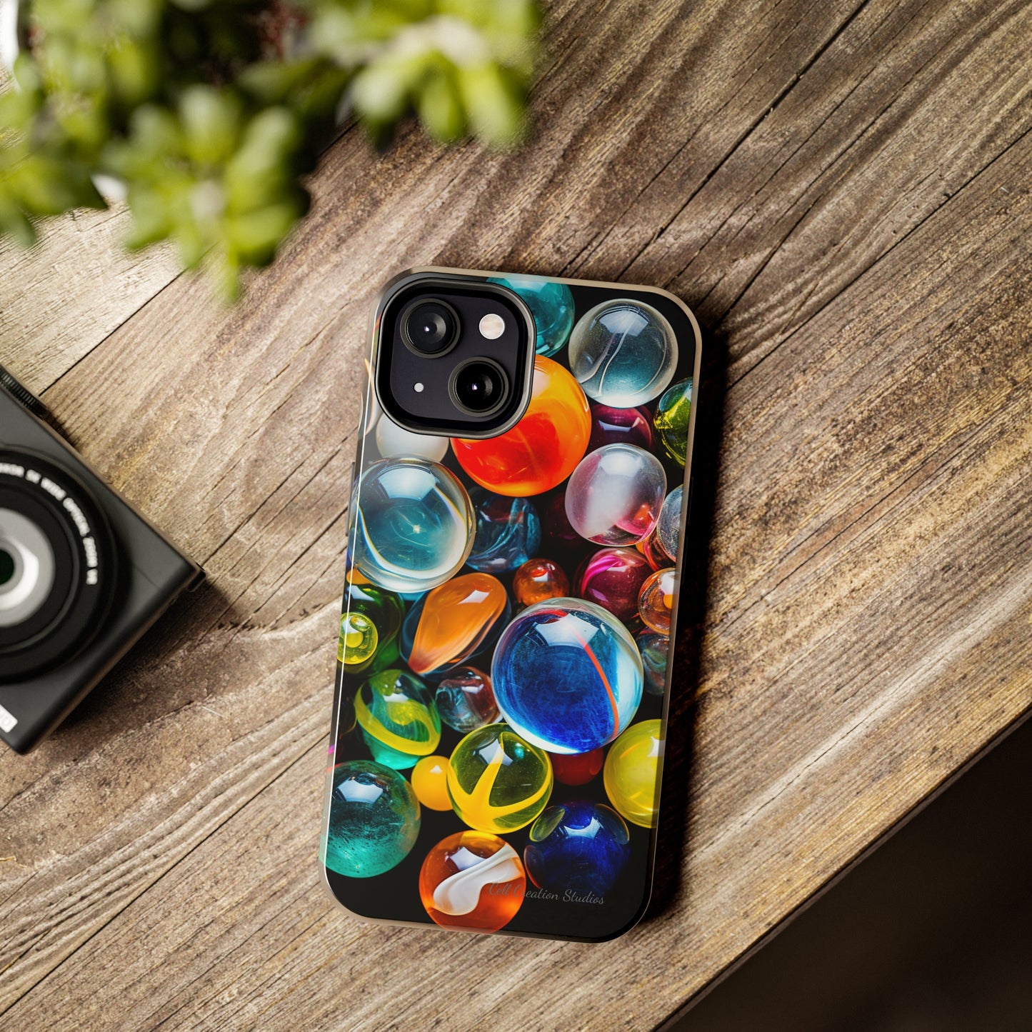 Introducing the "Vibrant Marbles Mosaic" Cell Phone Case – Carry a Kaleidoscope of Colors! -Tough Phone Cases