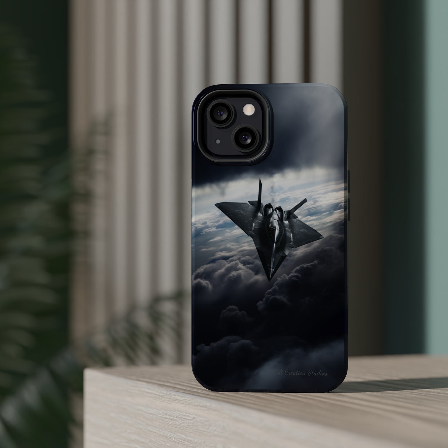 "Stealth Fighter Sky Guardian" Phone Case -MagSafe Tough Cases