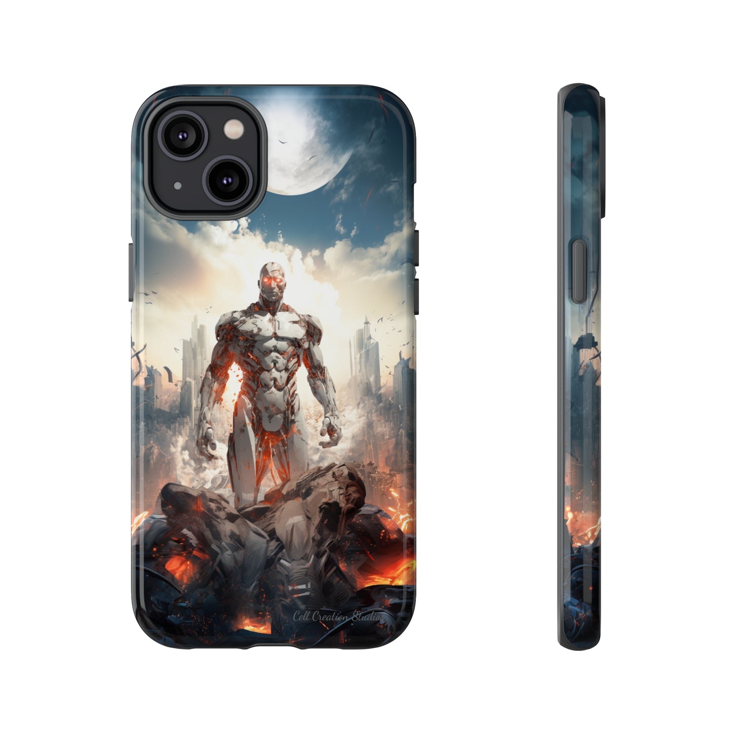 Introducing the "Cyber Guardian" Cell Phone Case – Embrace Futuristic Heroism -Tough Cases