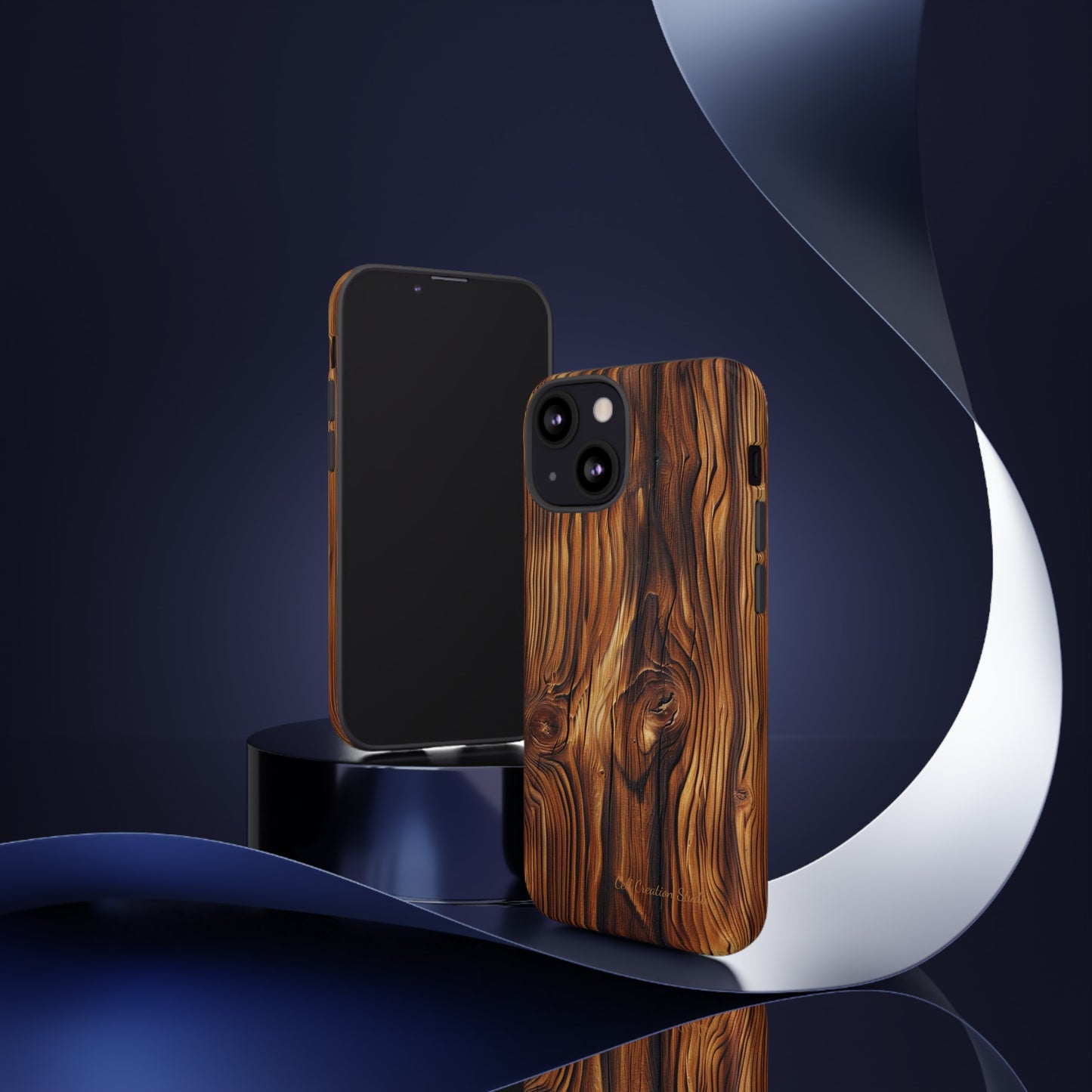 "Wood Grain Elegance"  -Tough iPhone Cases