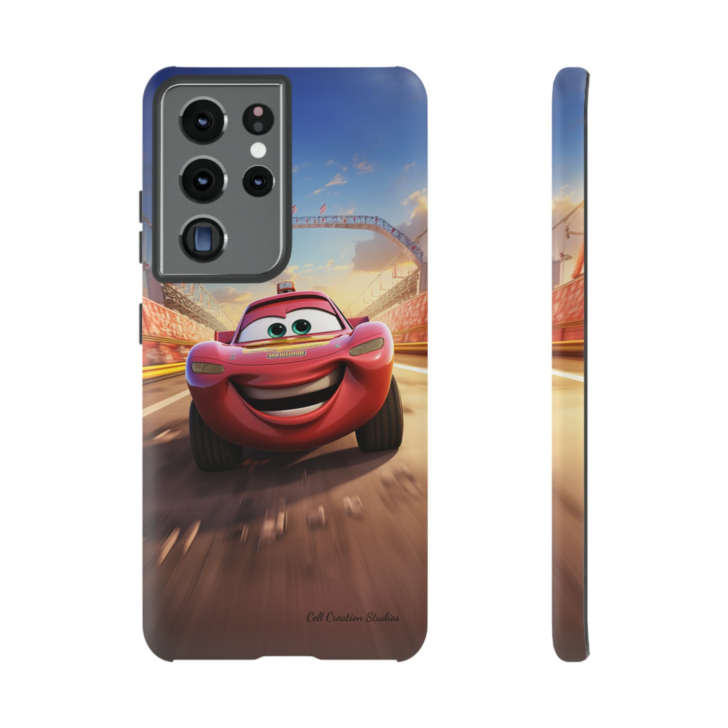 The "Smiling Red Racer" Phone Case -Tough Cases