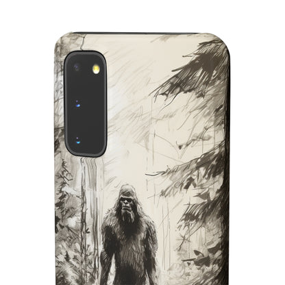 "Bigfoot in the Wilderness" Cell Phone Case – Encounter Bigfoot's Mystery -Snap Cases