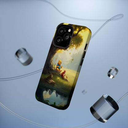 Introducing the "Winnie-The-Pooh Storytime" Cell Phone Case – A Nostalgic Journey with Friends -MagSafe Tough Cases