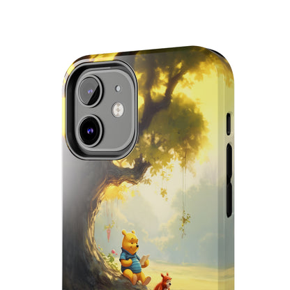 Introducing the "Winnie-The-Pooh Storytime" Cell Phone Case – A Nostalgic Journey with Friends -Tough Phone Cases