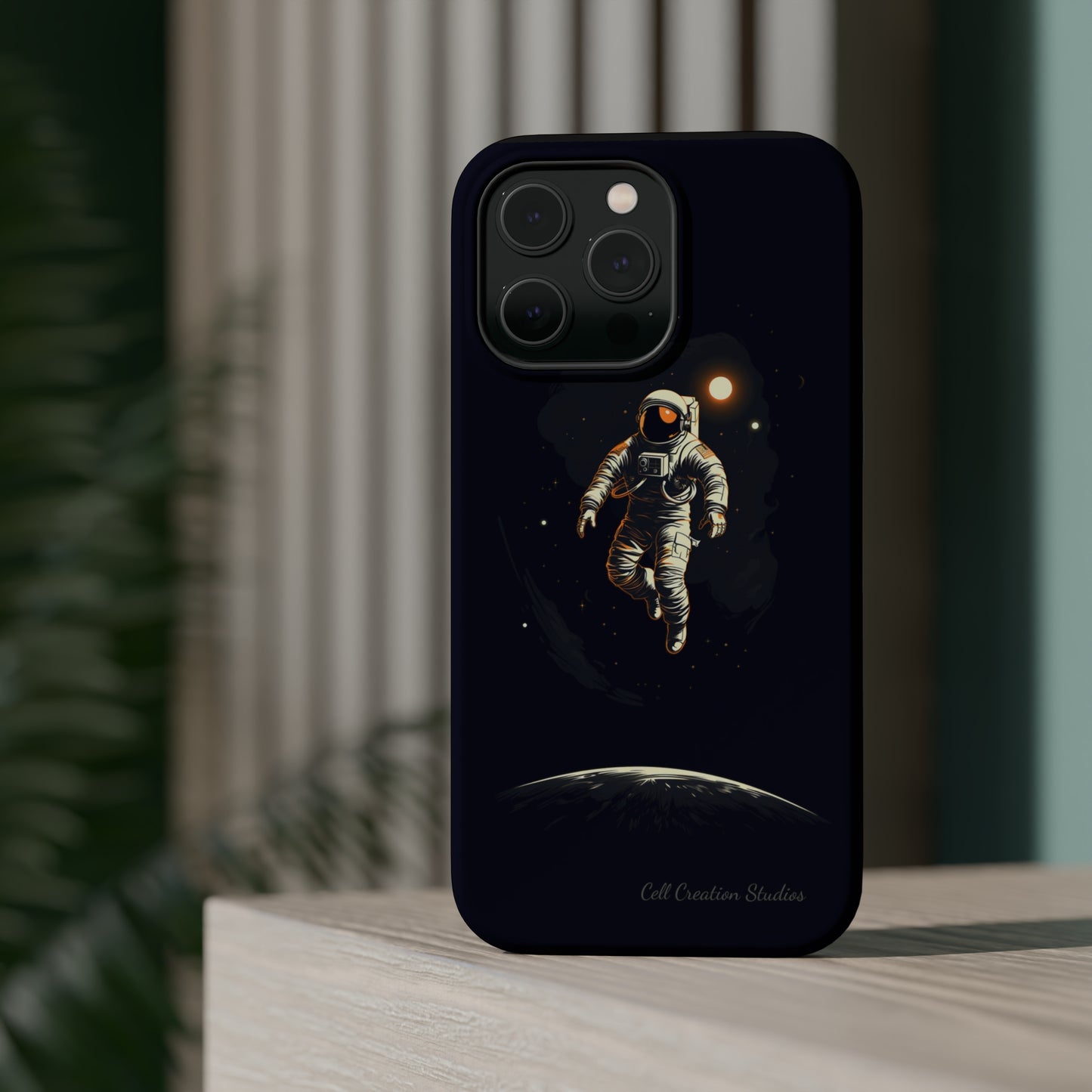 "Cosmic Explorer Astronaut" -MagSafe Tough iPhone Cases