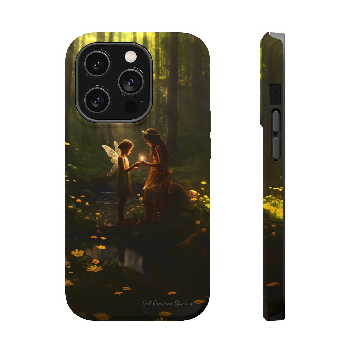 Introducing the "Forest Fairy of Kindness" Cell Phone Case – Where Magic Meets Compassion -MagSafe Tough Cases