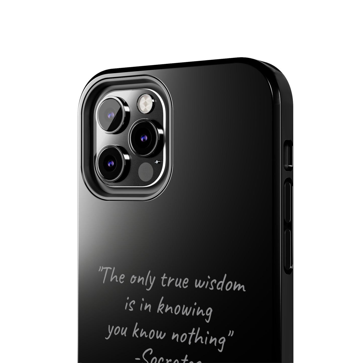 The "Socrates' Wisdom" Quote Phone Case -Tough Phone Cases