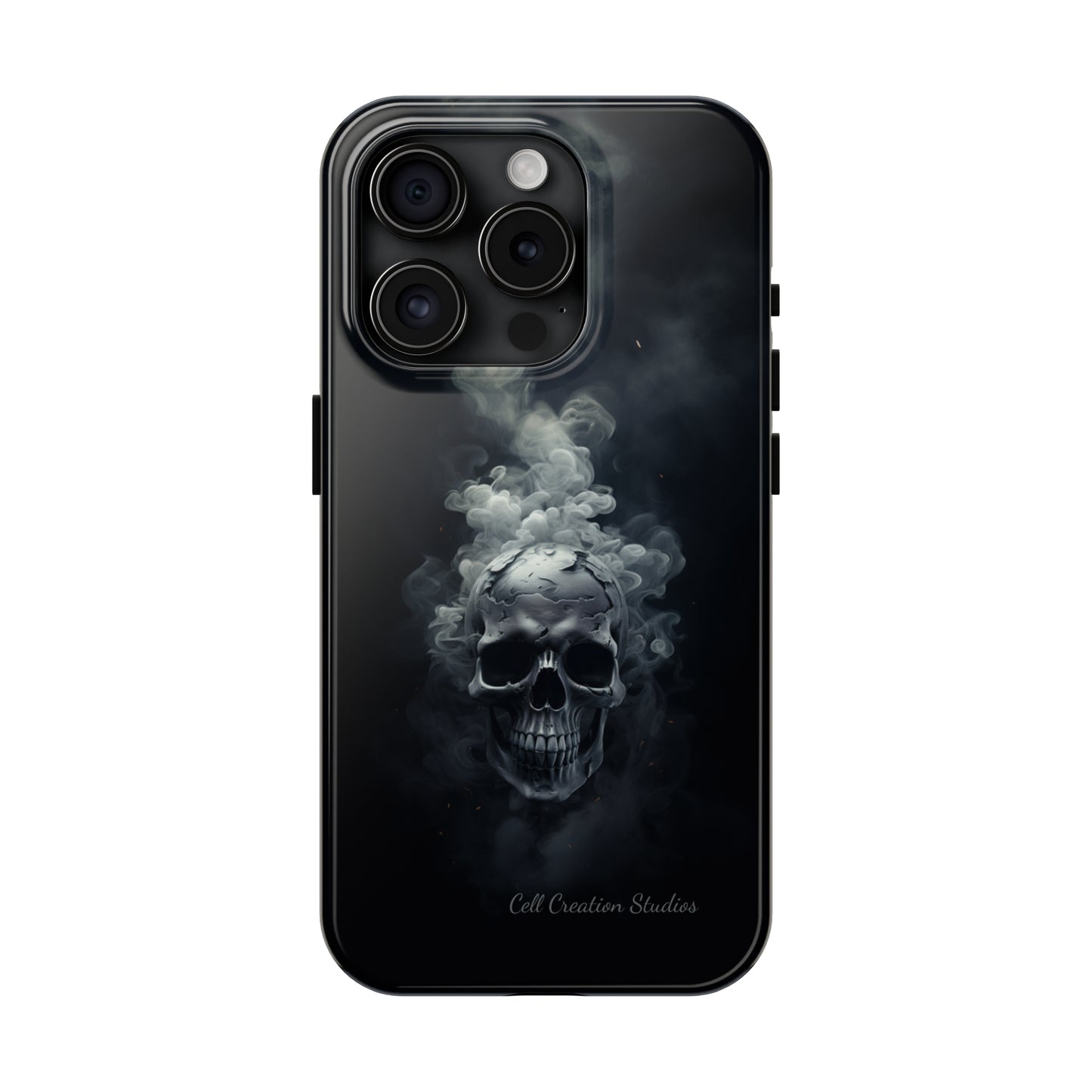 "Ethereal Skull Noir" -Tough iPhone Cases