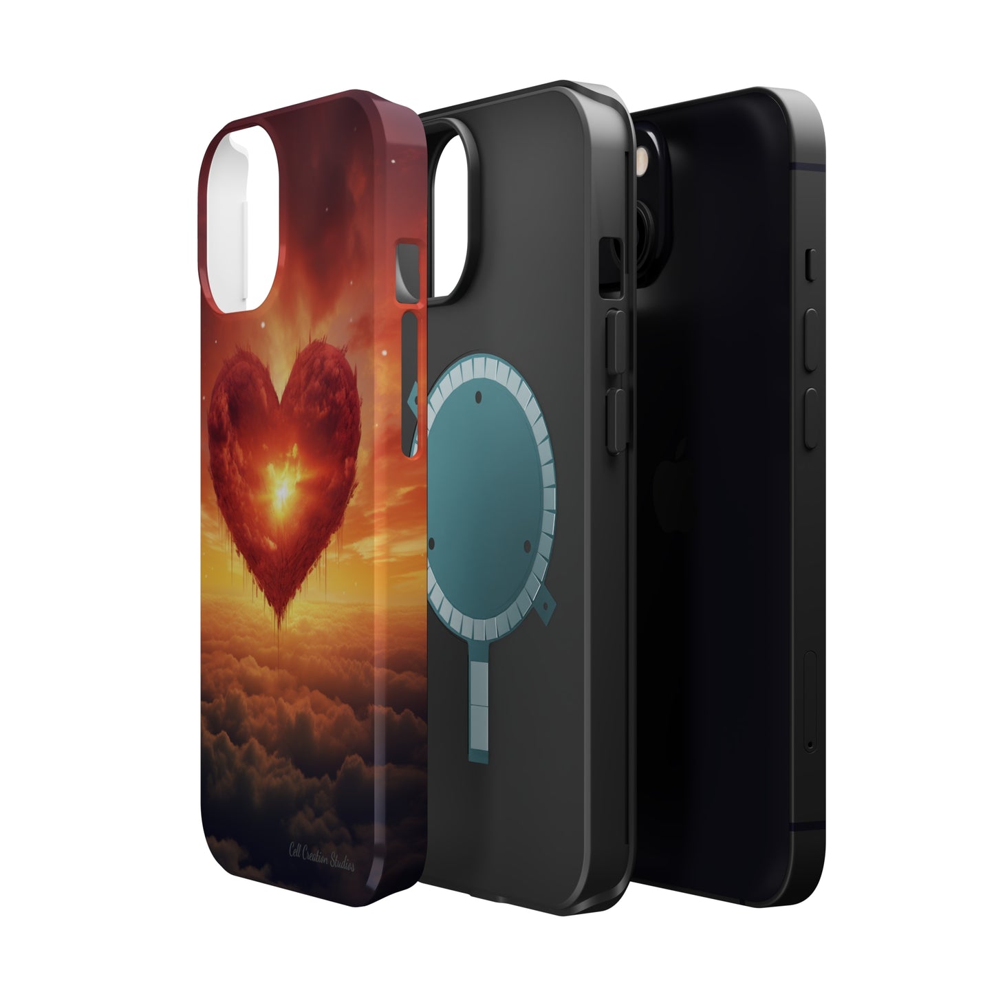 Introducing the "Sky-Heart Radiance" Cell Phone Case – Carry Love's Glow Everywhere You Go -MagSafe Tough Cases