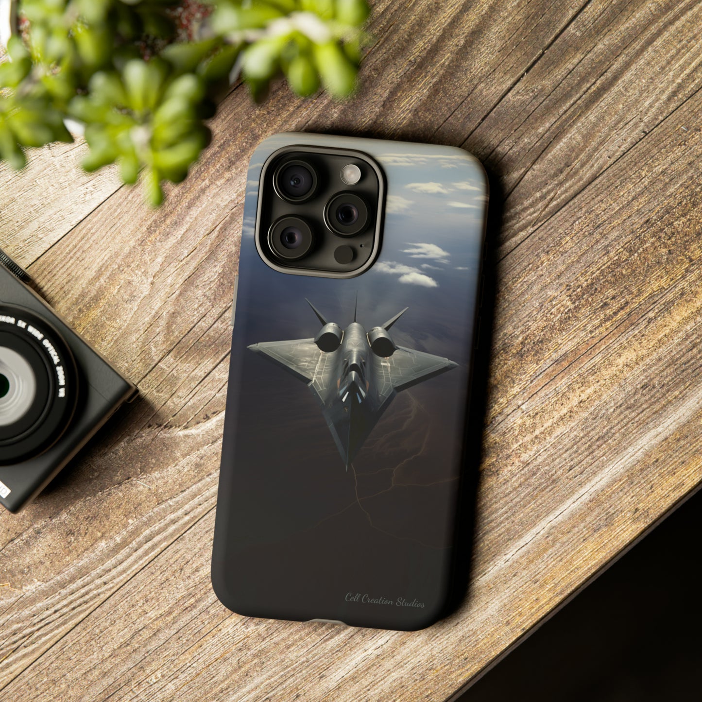 "Stealth Bomber Nightfall" Phone Case -Tough Cases