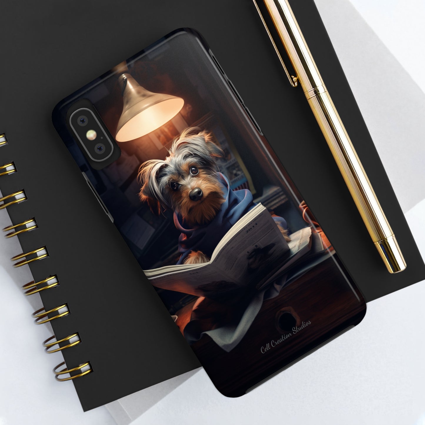 Introducing the "Canine Chronicle" Cell Phone Case – Where Tail-Wagging Tales Unfold! -Tough Phone Cases