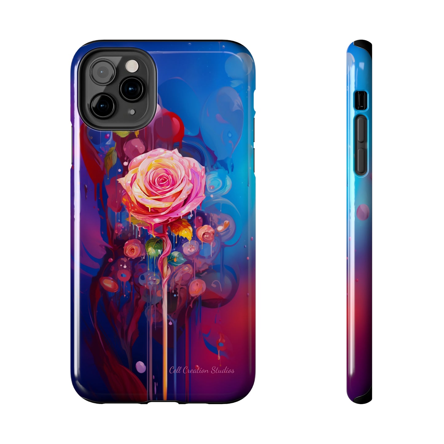 "Dreamy Rose Bloom Fantasy" -Tough iPhone Cases