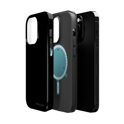 "Stealth Black Defender" -MagSafe Tough iPhone Cases