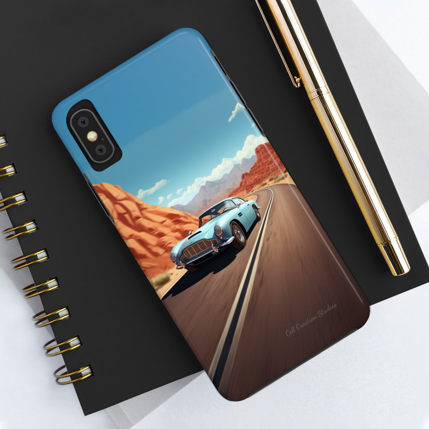 "Silver Racing Legend" -Tough iPhone Cases