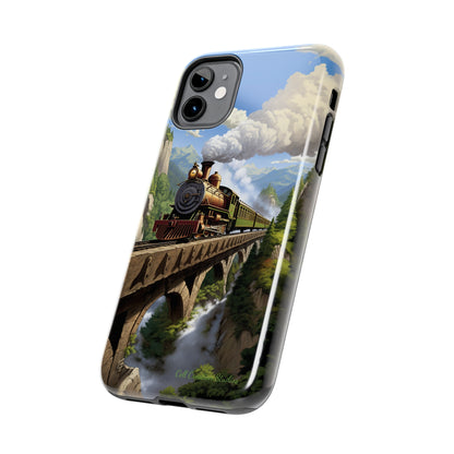 The "Scenic Mountain Train" Phone Case -Tough Phone Cases