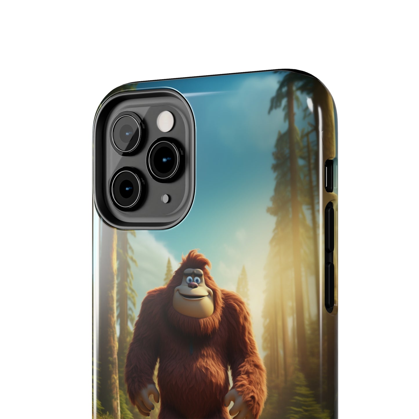 The "Trail Trekker" Bigfoot Cartoon Phone Case -Tough Phone Cases