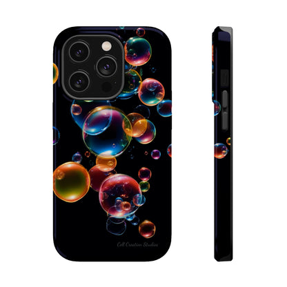 Elevate Your Phone's Aesthetic with our "BubbleBurst" Cell Phone Case -MagSafe Tough Cases