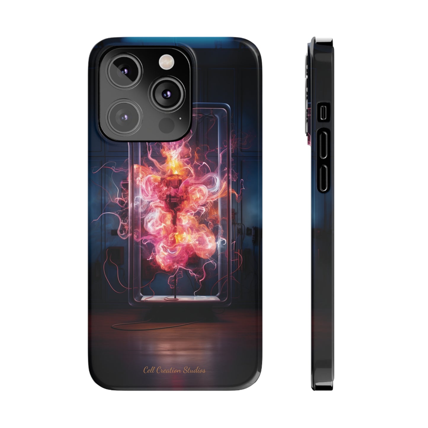 Introducing the "Ethereal Ember" Cell Phone Case – Capturing the Essence of Mystery -Slim Phone Cases