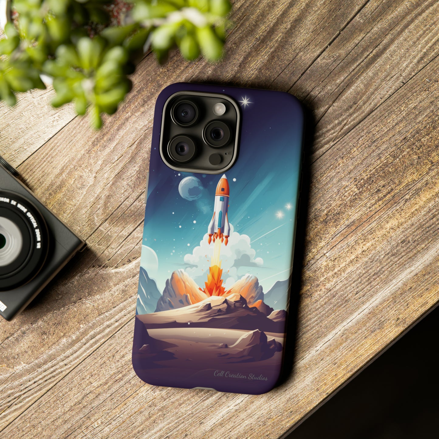 Introducing our "Galactic Odyssey" Cell Phone Case – Launch Your Device into Adventure -Tough Cases