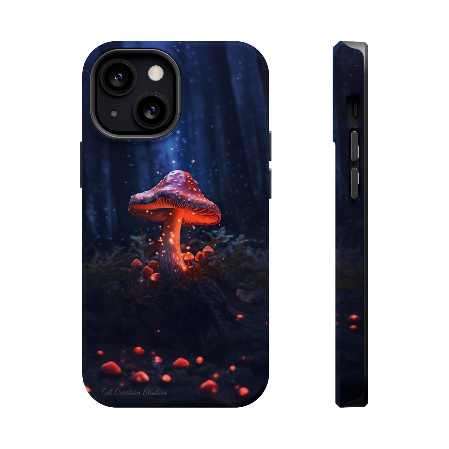 Introducing the "Enchanted Magic Mushroom" Cell Phone Case – Unveil the Mystical Realm -MagSafe Tough Cases