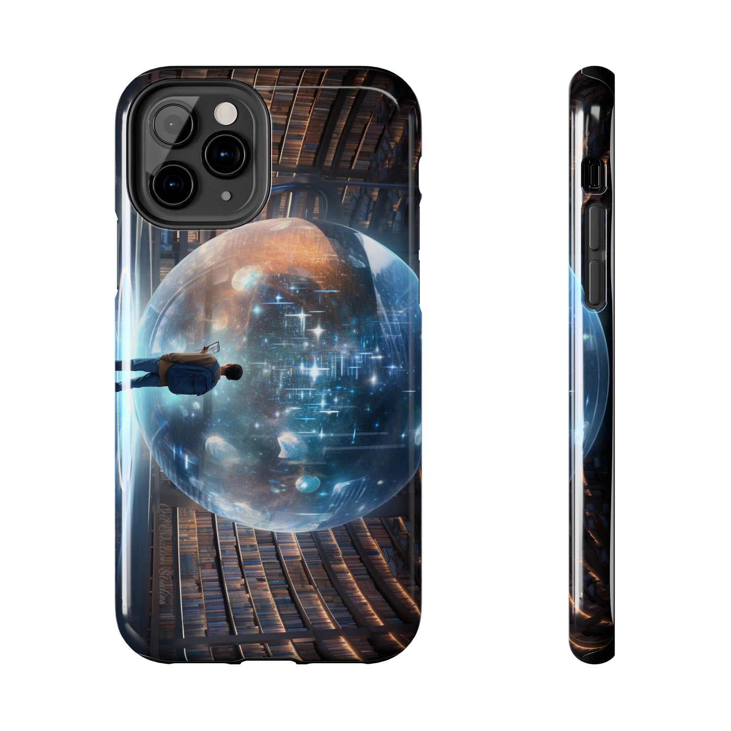 Introducing the "Library Luminary" Cell Phone Case – Where Knowledge Meets Mystery -Tough Phone Cases