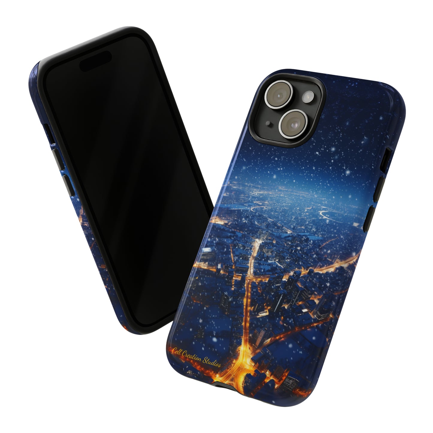 "Urban Snowfall Glow" -Tough iPhone Cases