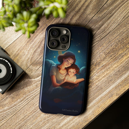 Introducing the "Bedtime Story Bliss" Cell Phone Case – Cherish Heartwarming Moments with Every Glance -Tough Cases