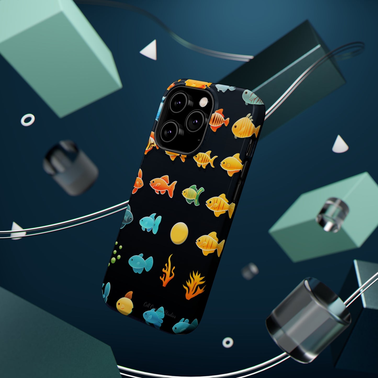 "AquaArt Fish" -MagSafe Tough Phone Cases