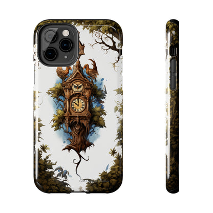 Introducing the "Timeless Charm Cuckoo Clock" Cell Phone Case – Embrace Vintage Elegance -Tough Phone Cases